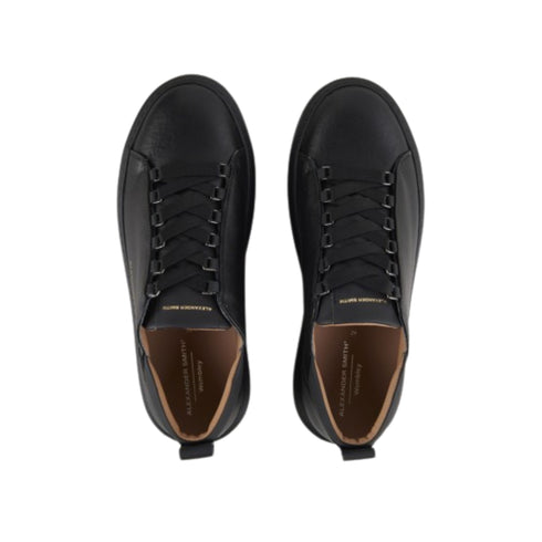 Sneakers Uomo Wembley, con tomaia in pelle liscia monocolore